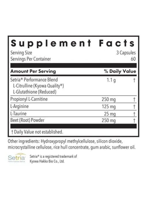 Allergy Research Group NO Inducers -- nitric oxide support, vascular health. - Back