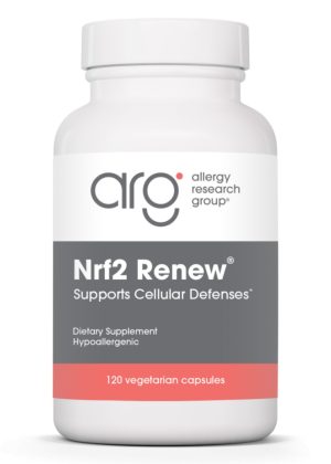 Allergy Research Group Nrf2 Renew Sulforaphane EGCG -- cellular defense, detoxification support.