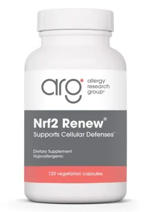 Allergy Research Group Nrf2 Renew Sulforaphane EGCG -- cellular defense, detoxification support.