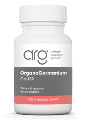Allergy Research Group OrganoGermanium -- organic germanium, dietary supplement.