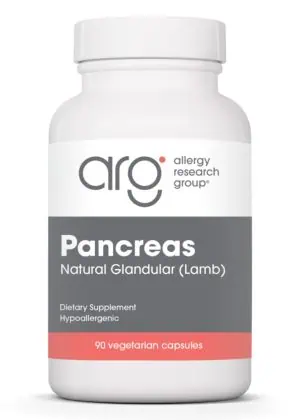 Allergy Research Group Pancreas Natural Glandular (Lamb) -- pancreatic support, digestive health.
