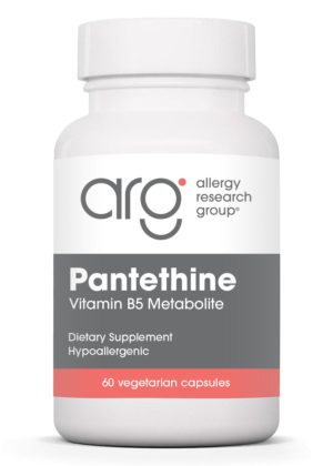 Allergy Research Group Pantethine 330mg -- pantethine supplement, cholesterol support.