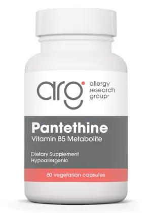 Allergy Research Group Pantethine 330mg -- pantethine supplement, cholesterol support.