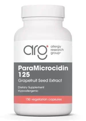 Allergy Research Group ParaMicrocidin 125mg -- grapefruit seed extract, immune support.