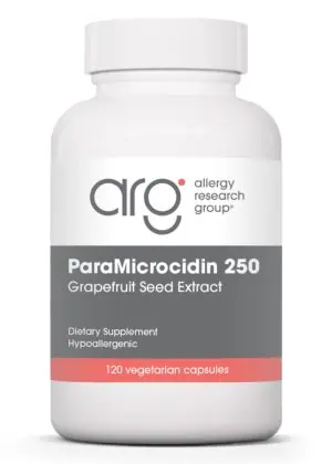 Allergy Research Group ParaMicrocidin 250mg -- grapefruit seed extract, immune support.
