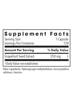 Allergy Research Group ParaMicrocidin 250mg -- grapefruit seed extract, immune support. - Back