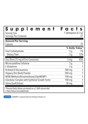 Allergy Research Group Perm A Vite Powder -- gastrointestinal support, dietary supplement. - Back
