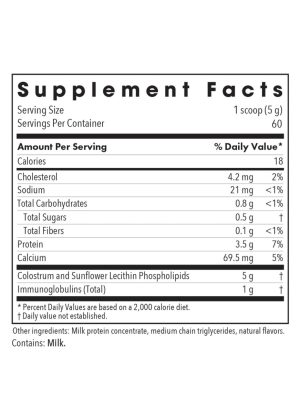 Allergy Research Group Phospholipid Colostrum -- colostrum supplement, immune support. - Back