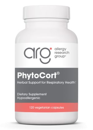 Allergy Research Group PhytoCort -- dietary supplement, wellness support.