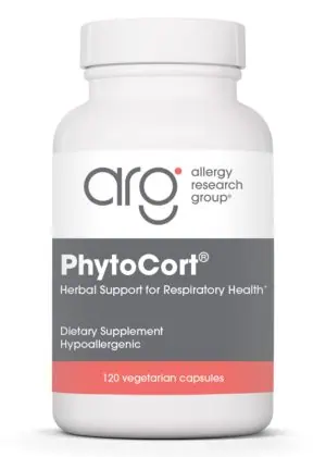 Allergy Research Group PhytoCort -- dietary supplement, wellness support.