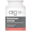 Allergy Research Group Potassium Citrate -- potassium supplement, dietary mineral.
