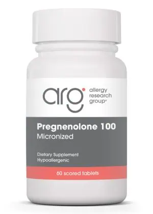 Allergy Research Group Pregnenolone 100 Hormone Support -- hormone support, cognitive function