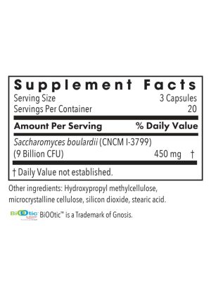 Allergy Research Group Saccharomyces Boulardii -- probiotic yeast, digestive health. - Back