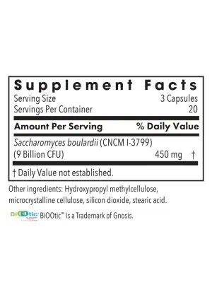 Allergy Research Group Saccharomyces Boulardii -- probiotic yeast, digestive health. - Back