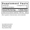 Allergy Research Group Selenium Solution -- selenium supplement, liquid selenium. - Back