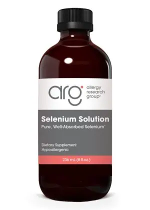 Allergy Research Group Selenium Solution -- selenium supplement, liquid selenium.