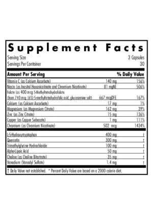 Allergy Research Group Seratonin -- neurotransmitter support, mood enhancement. - Back