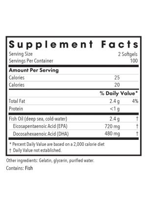 Allergy Research Group Super EPA -- fish oil, omega-3. - Back
