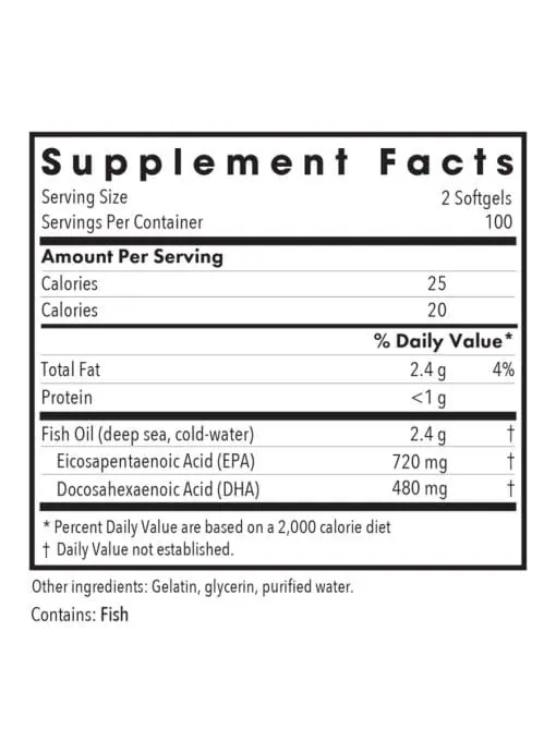 Allergy Research Group Super EPA -- fish oil, omega-3. - Back