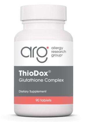 Allergy Research Group ThioDox(R) -- detoxification support, immune function.