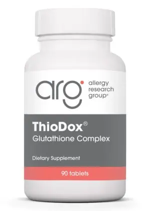 Allergy Research Group ThioDox(R) -- detoxification support, immune function.