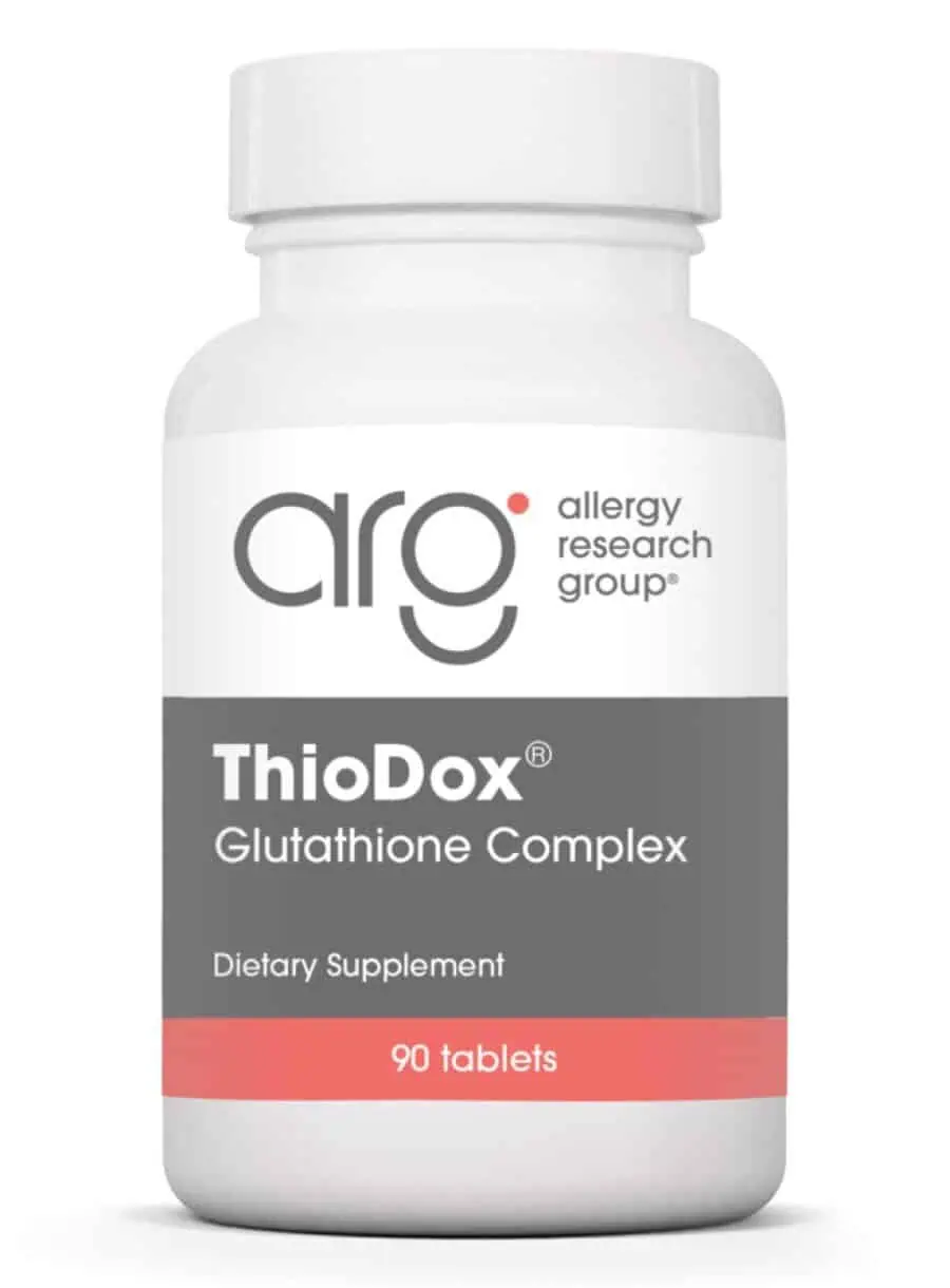 Allergy Research Group ThioDox(R) -- detoxification support, immune function.