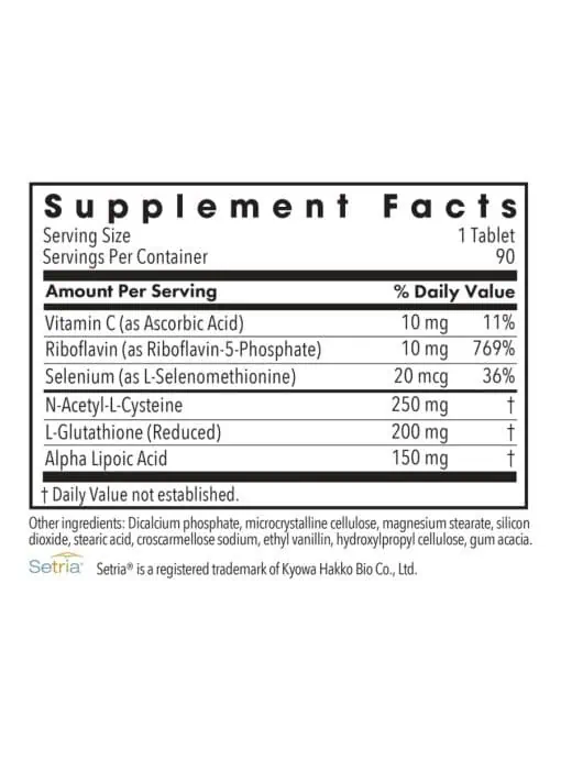 Allergy Research Group ThioDox(R) -- detoxification support, immune function. - Back