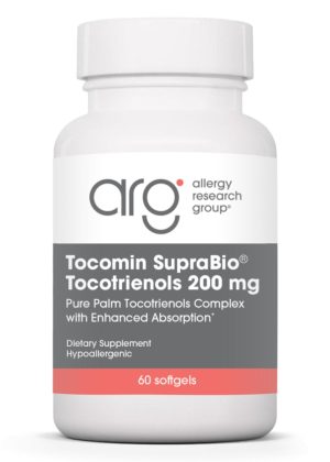 Allergy Research Group Tocomin SupraBio Tocotrienols 200mg -- tocotrienols, vitamin E