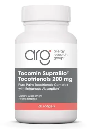 Allergy Research Group Tocomin SupraBio Tocotrienols 200mg -- tocotrienols, vitamin E