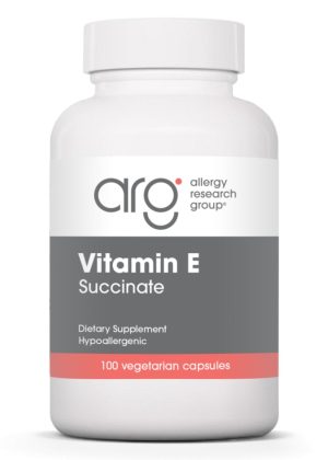 Allergy Research Group Vitamin E (succinate) -- vitamin E supplement, dietary supplement.