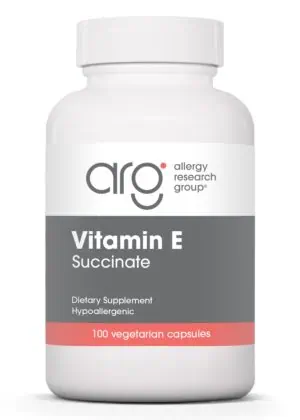 Allergy Research Group Vitamin E (succinate) -- vitamin E supplement, dietary supplement.