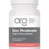 Allergy Research Group Zinc Picolinate -- zinc supplement, immune support.