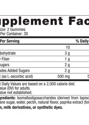 Alternative view of Extra Strength Vitamin C Gummies