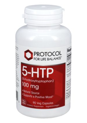Protocol For Life 5-HTP 100mg -- serotonin support, mood enhancement.