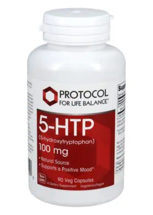 Protocol For Life 5-HTP 100mg -- serotonin support, mood enhancement.