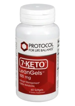 Protocol For Life 7-Keto LeanGels 100mg -- weight management, thermogenesis.