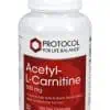 Protocol For Life Acetyl-L-Carnitine 500mg -- Acetyl-L-Carnitine, Brain Health.