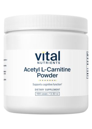 Vital Nutrients Acetyl L-Carnitine Powder -- cognitive support, memory enhancement.