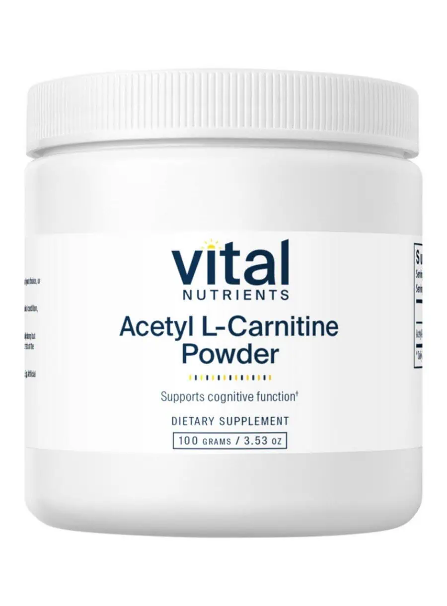 Vital Nutrients Acetyl L-Carnitine Powder -- cognitive support, memory enhancement.