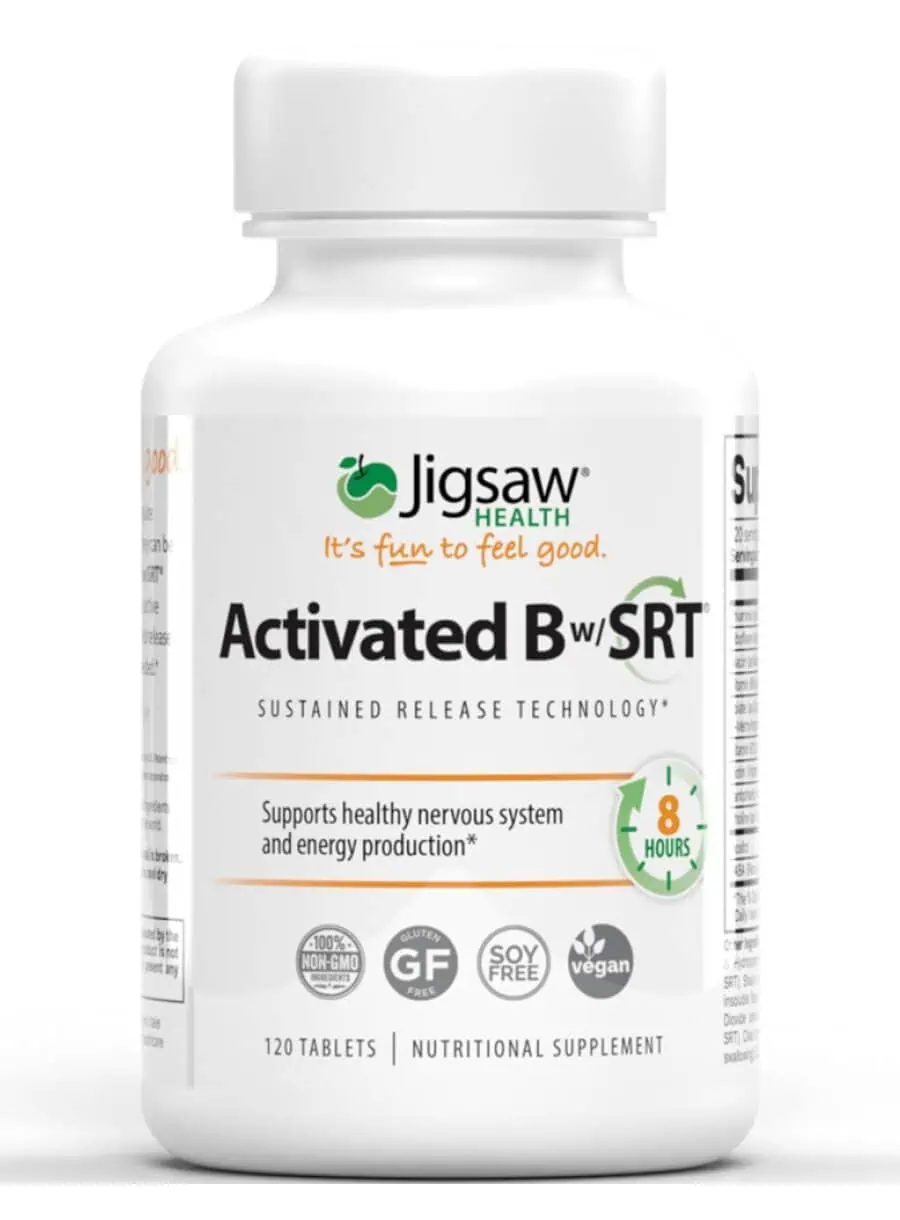 Jigsaw Health Activated B w/SRT -- B vitamins, energy support.