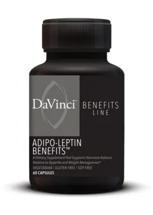 DaVinci Labs Adipo-Leptin Benefits -- weight management, appetite support.