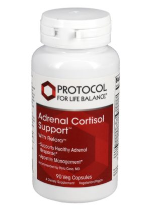 Protocol For Life Adrenal Cortisol Support -- adrenal support, stress management.