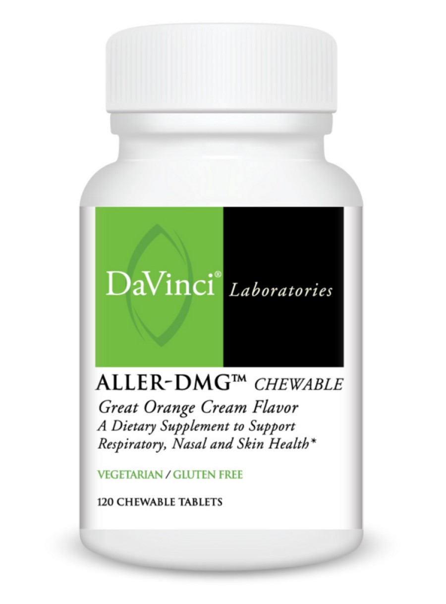 DaVinci Labs Aller-DMG (chewable) -- respiratory support, immune health.