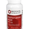 Protocol For Life Alpha Lipoic Acid 250mg -- antioxidant support, glucose metabolism.