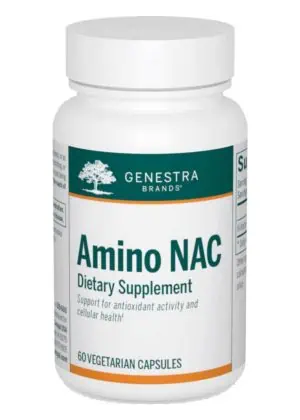 Seroyal/Genestra Amino NAC -- antioxidant support, cellular health.