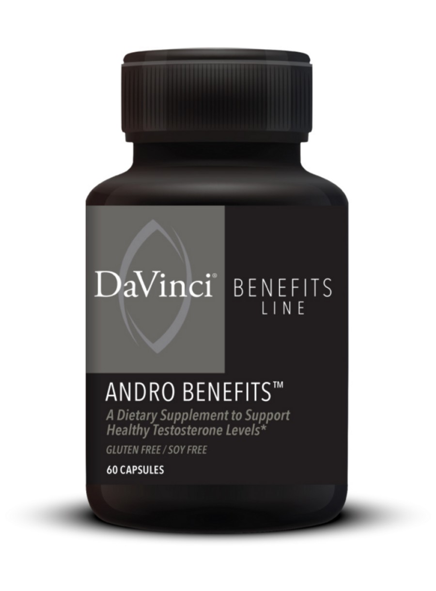DaVinci Labs Andro Benefits -- testosterone support, metabolic health.