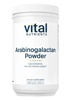 Vital Nutrients Arabinogalactan Powder -- gut health, immune support.