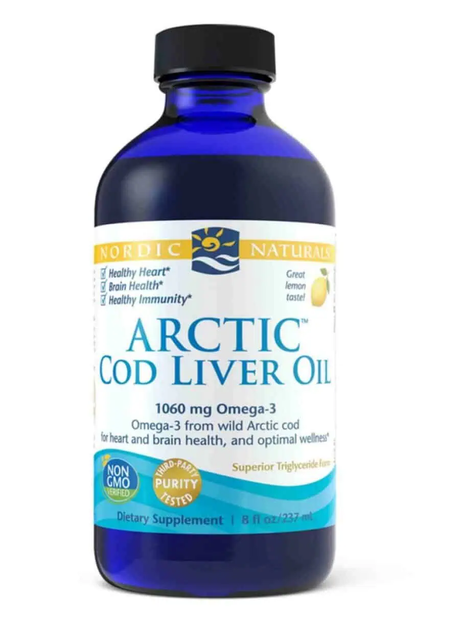 Nordic Naturals Pro Arctic Cod Liver Oil Lemon -- fish oil, omega-3