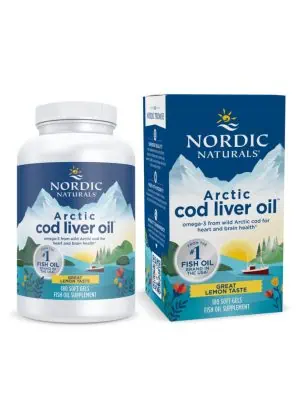 Nordic Naturals Pro Arctic Cod Liver Oil, Lemon -- omega-3s, heart health.