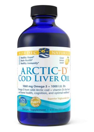 Nordic Naturals Pro Arctic-D Cod Liver Oil(TM) -- cod liver oil, omega-3 supplement.